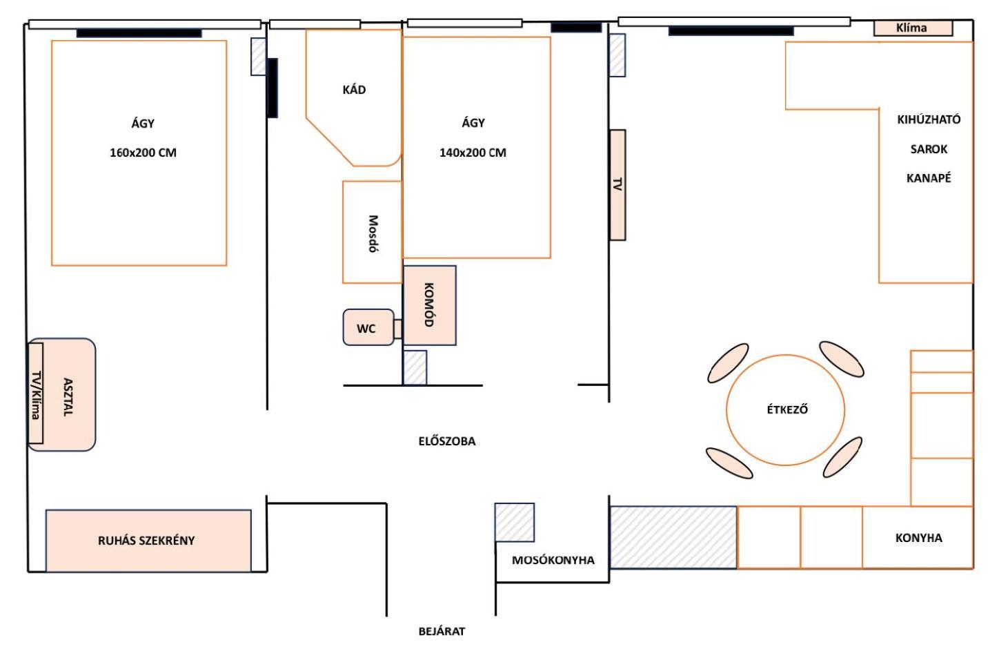 Millennium Apartman 塔塔班亚 外观 照片